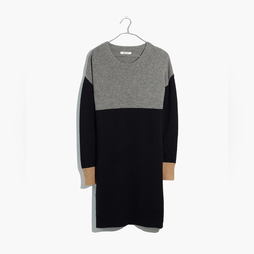 Madewell Colorblock Sweater Dress